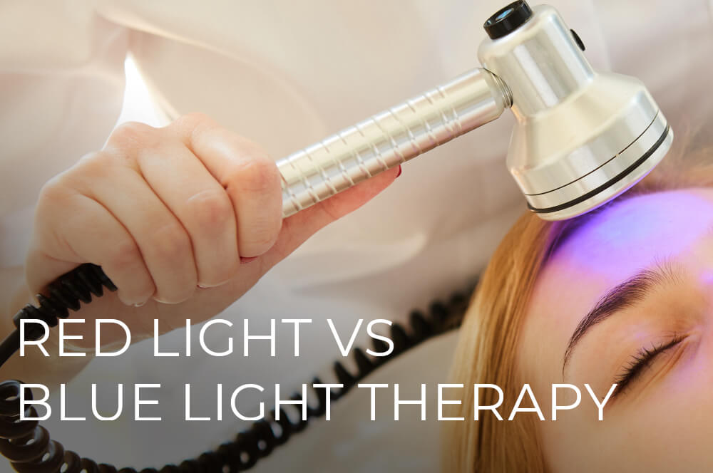 Red Light Therapy Vs. Blue Light Therapy, What Are the Differences? - Laduora