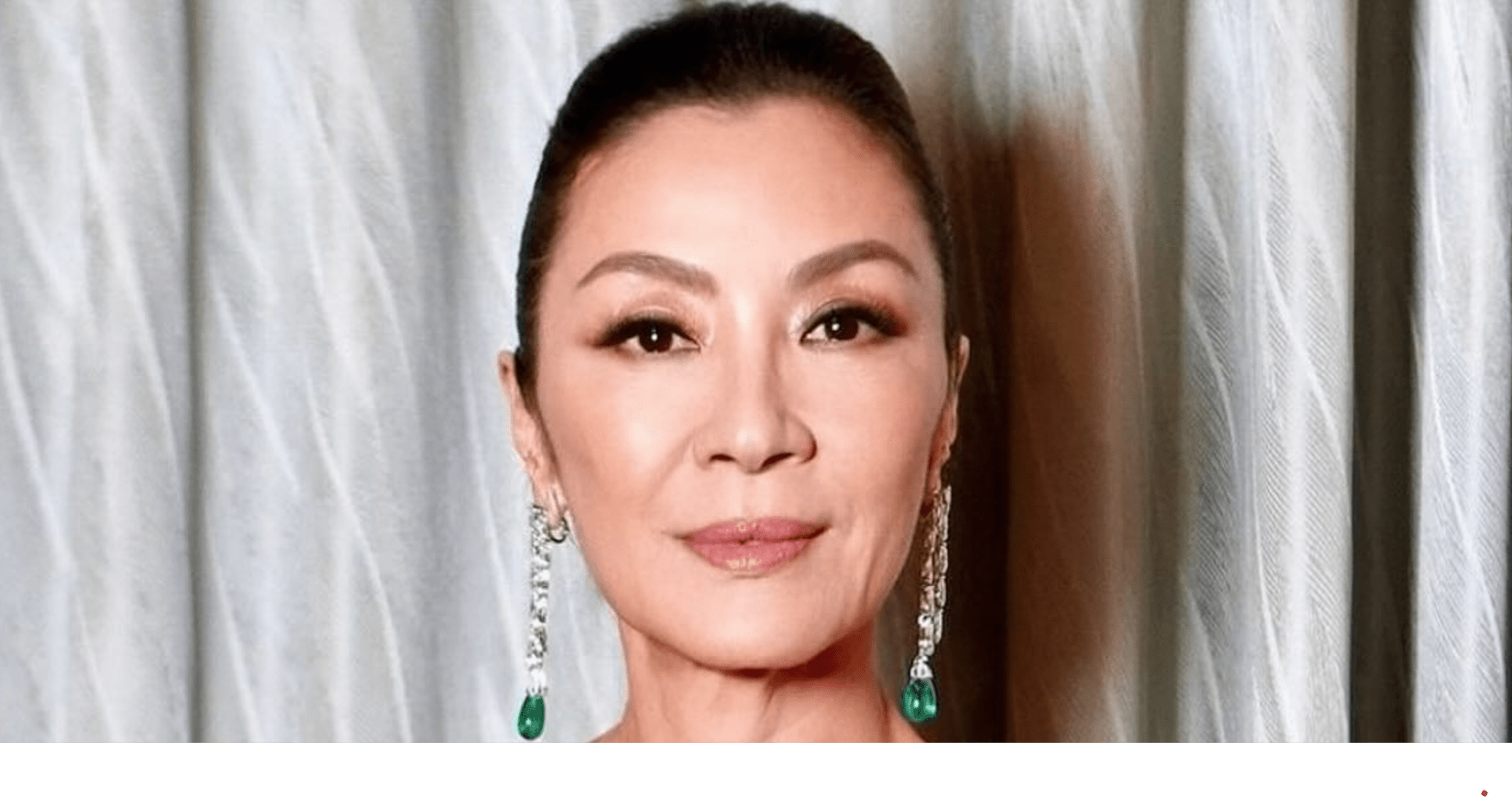 Michelle Yeoh’s UK Wicked Hairstyle Is A Nod To Audrey Hepburn - Laduora