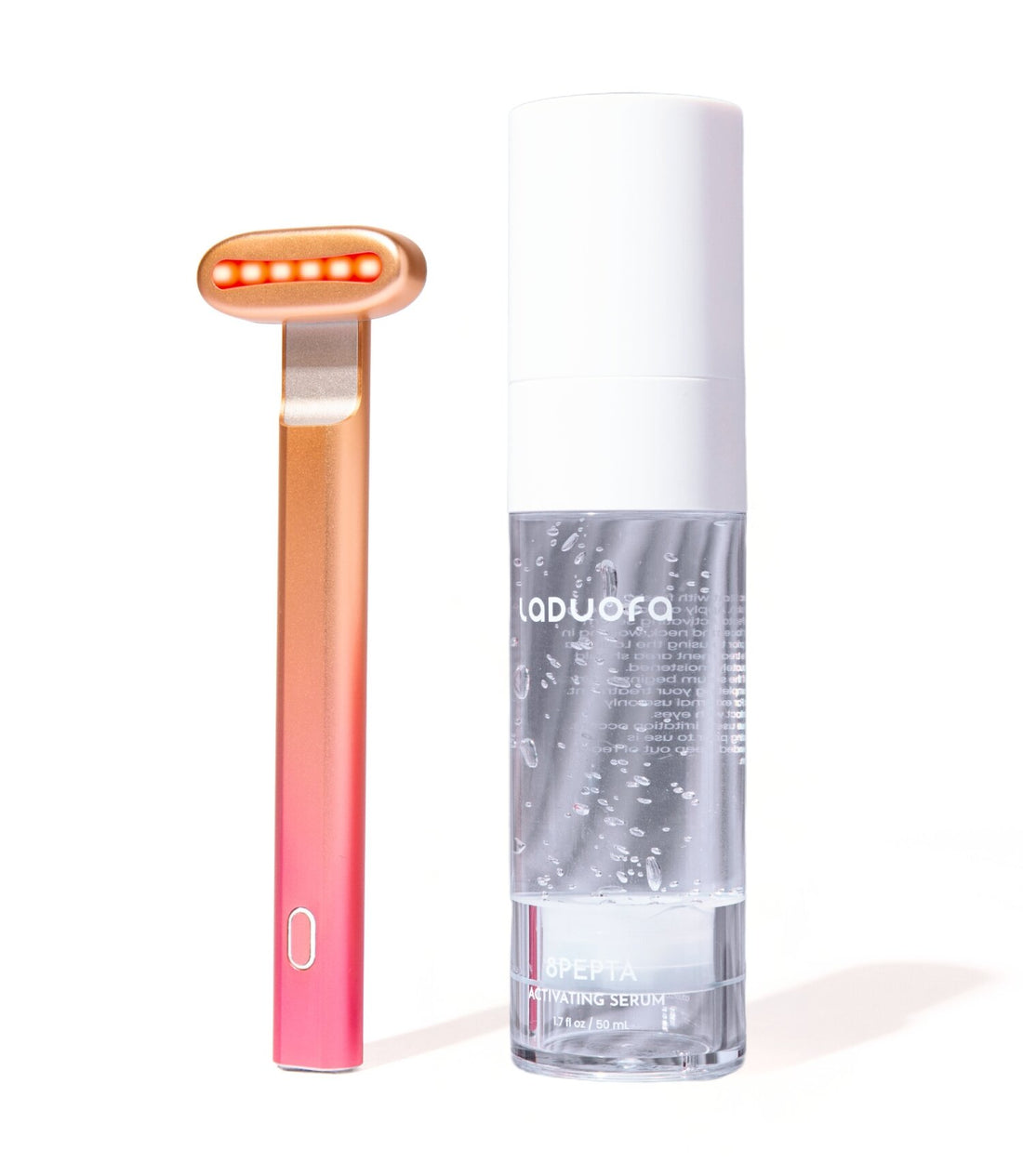 Velve Pro Skincare Wand with Red &amp; Blue Light Therapy Complete Kit - LADUORA