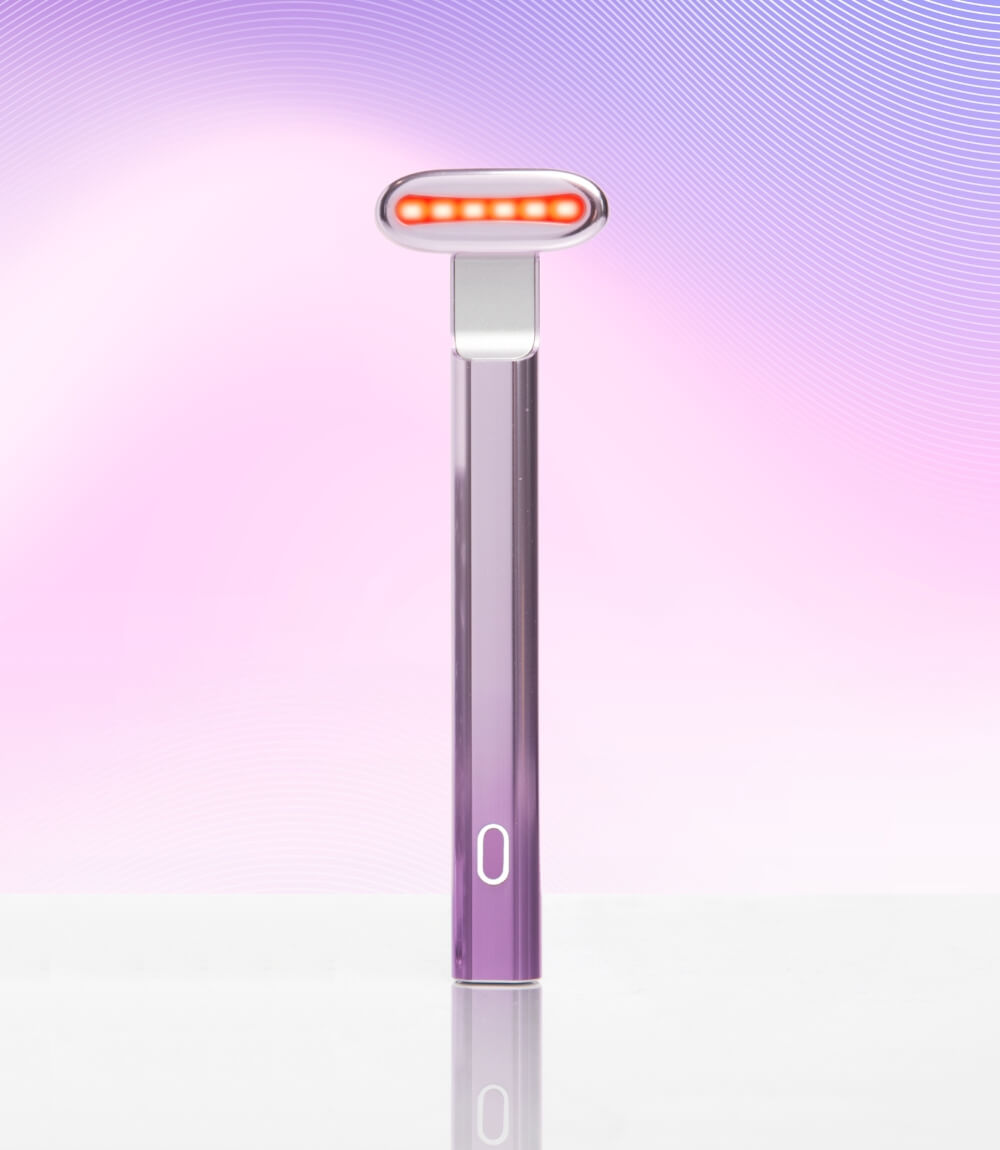 Red Light Therapy Dual Use Skincare Wand - Laduora