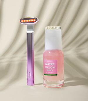 Velve Pro Skincare Wand with Red & Blue Light Therapy Complete Kit - LADUORA