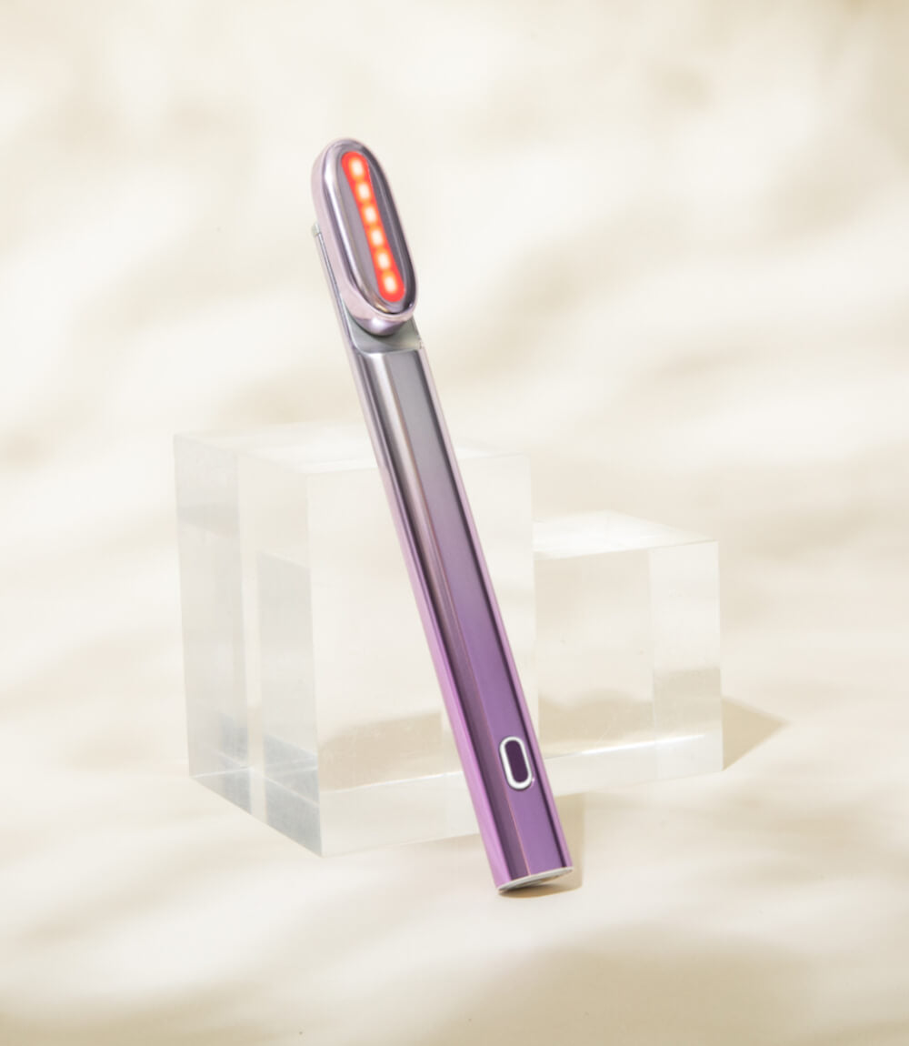 Velve Pro Skincare Wand with Blue & Red Light Therapy Simple Kit - LADUORA