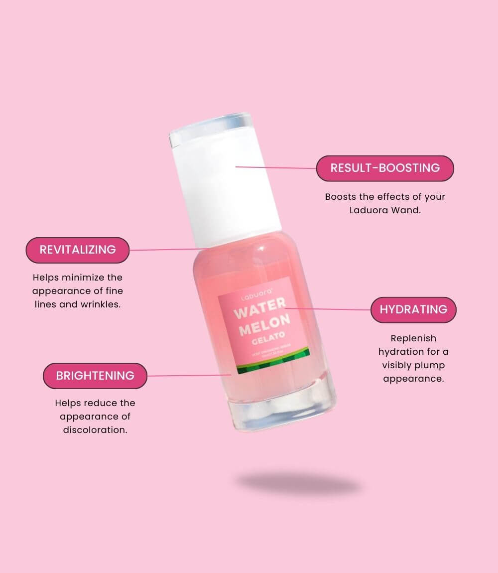 WATERMELON GELATO Light Enhancing Niacinamide Peptides Serum 45ML - LADUORA